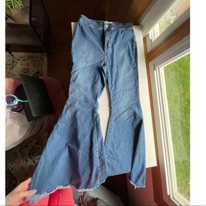 Free People Just Float On Flare Jeans